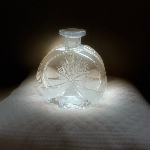 Antique Crystal Decanter - Picture 1 of 5